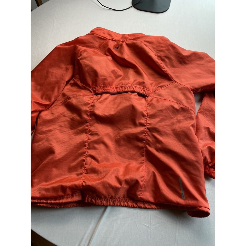 Mizuno Women's Breath Thermo Japan Engineered Full Zip Running Jacket Red Large - Picture 8 of 10